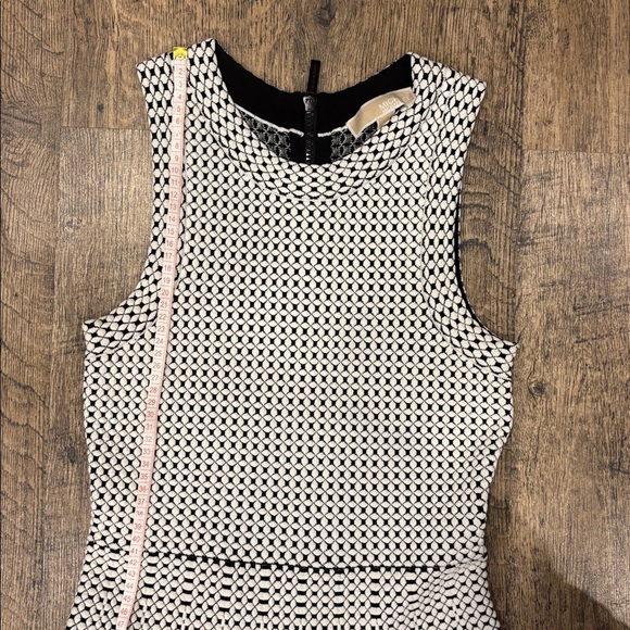 MICHAEL Michael Kors Black and White Textured Dress - Picture 9 of 15